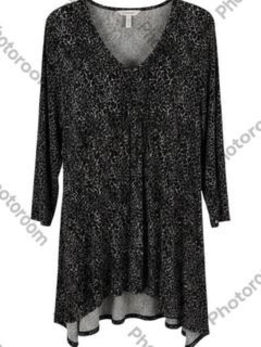 Simply Emma Tunic Top 2X Black